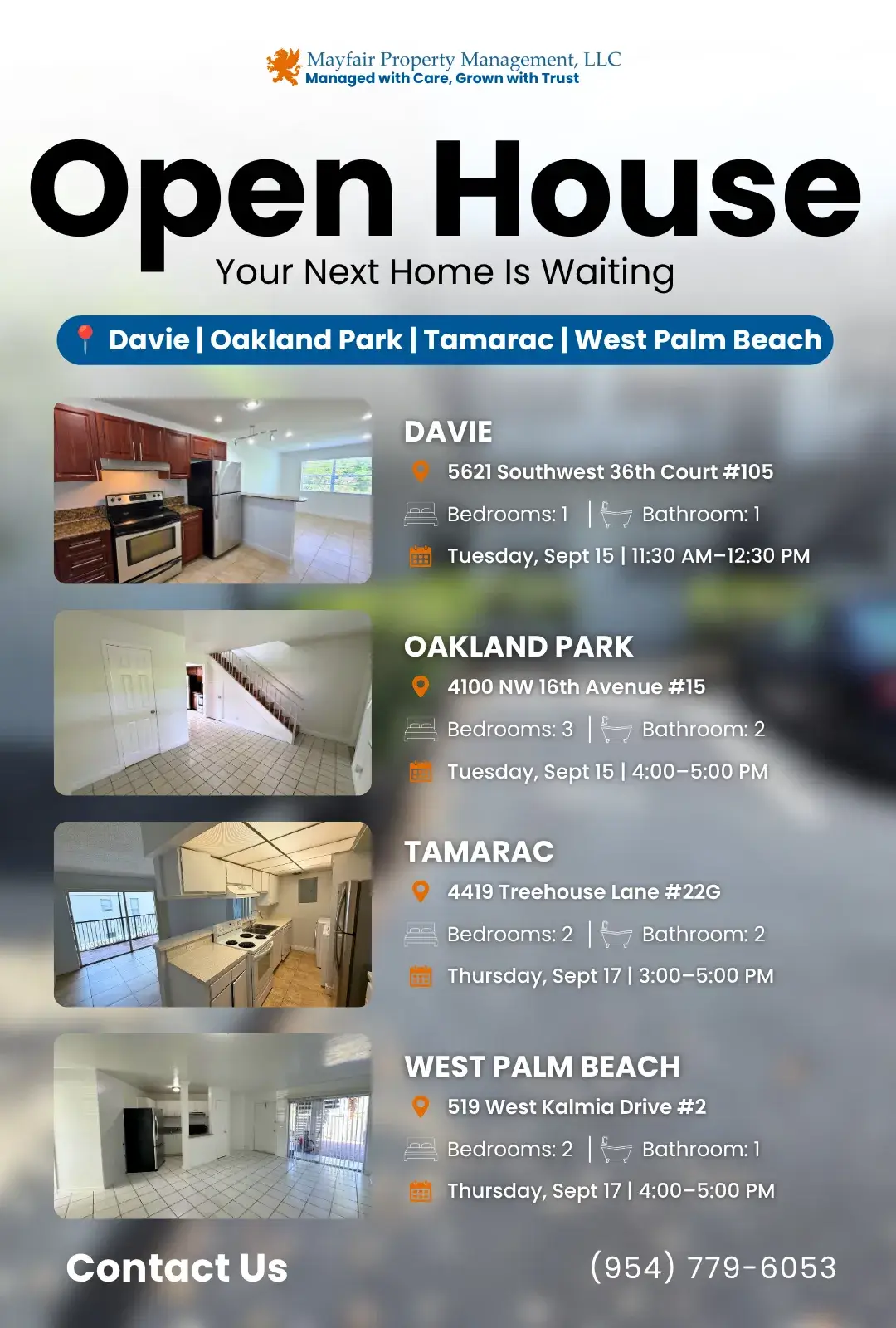 Open House Mayfair Property Management